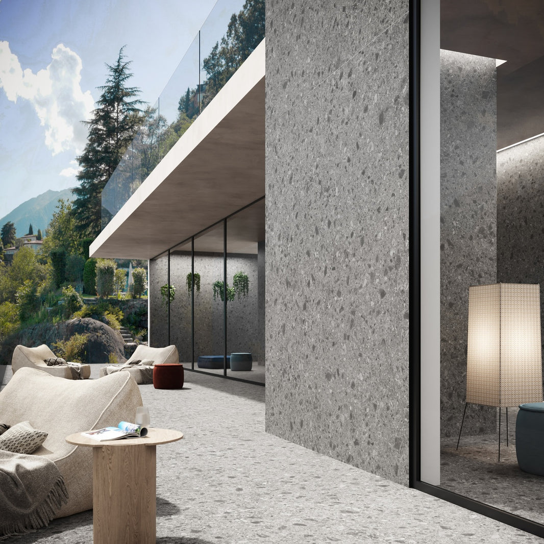 Atlas Concorde Boost Mix Smoke 120x120 Outdoor Sensitech 20 MM Terrassenplatte