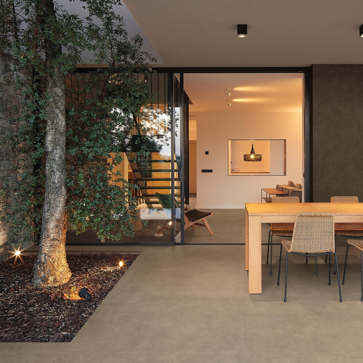 Atlas Concorde Boost Natural Ecru 120x120 Outdoor Sensitech 20 MM Terrassenplatte