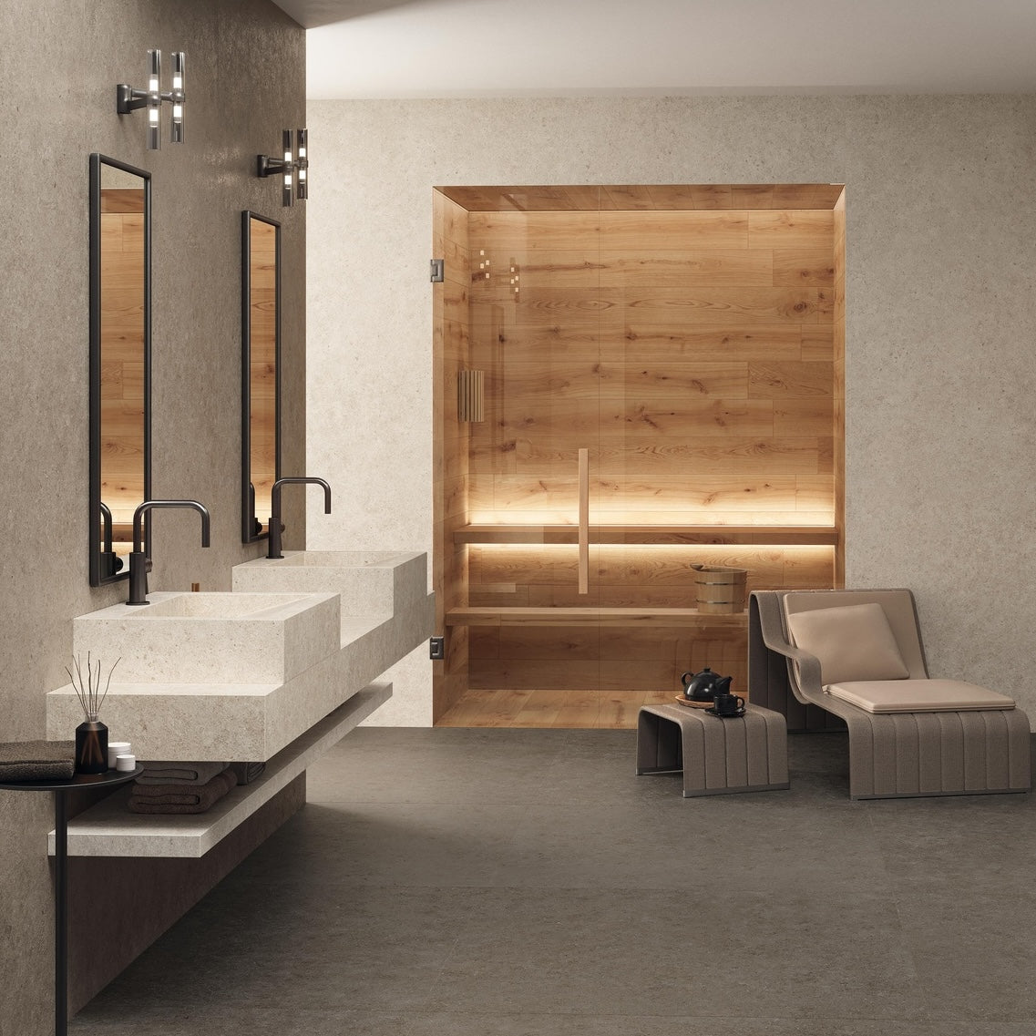 Atlas Concorde Boost Stone Taupe 120x120 Matt Sensitech