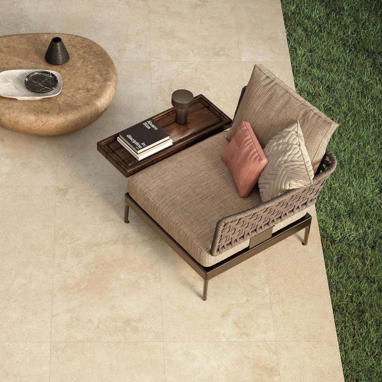 Atlas Concorde Marvel Travertine Sand Cross 60x120 Grip Sensitech